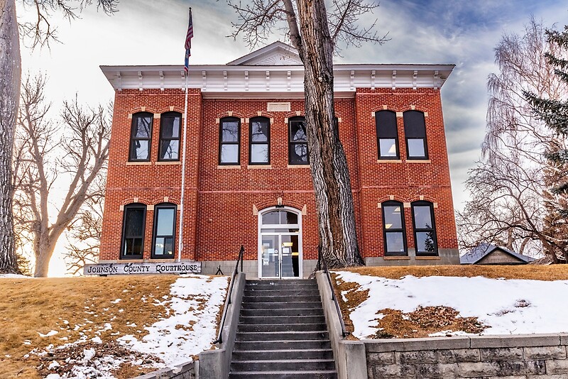 "The Johnson County (Wyoming) Courthouse" by Bryan Spellman Redbubble