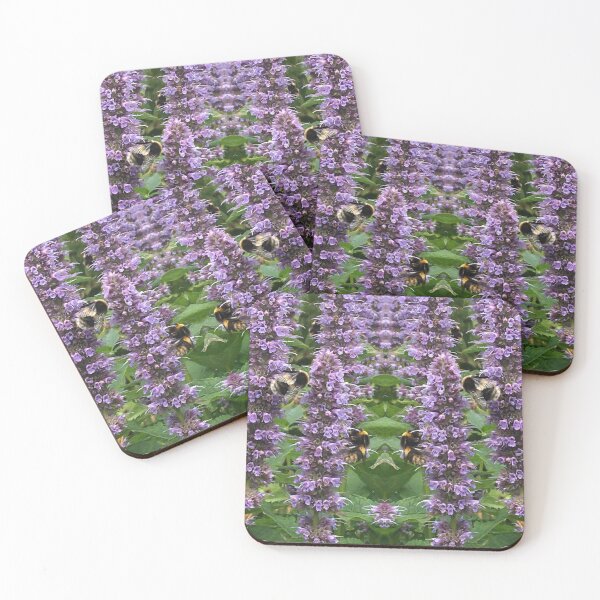 Item preview, Bee Love Quartet - Loving Together in the Blue Fortune, Gathering Nectar designed and sold by RoseAromas.