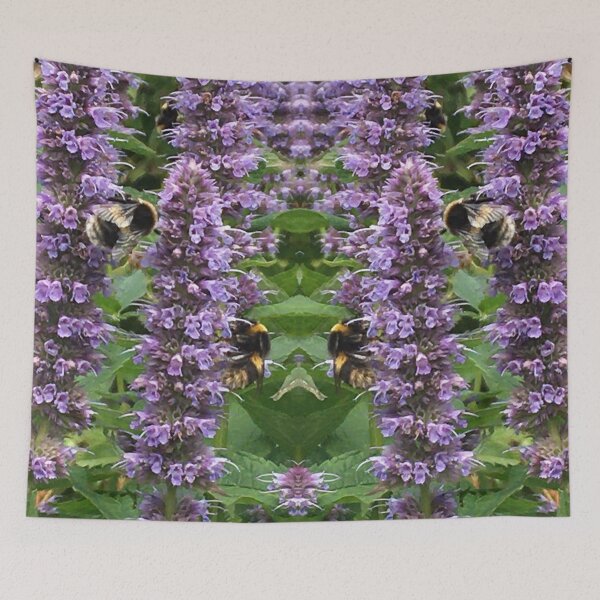 Item preview, Bee Love Quartet - Loving Together in the Blue Fortune, Gathering Nectar designed and sold by RoseAromas.