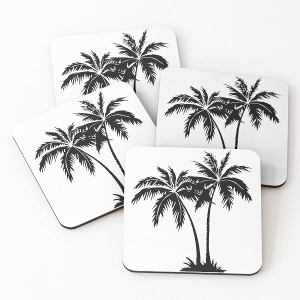 Item preview, BLACK AND WHITE PALM TREE PLANT ARTWORK designed and sold by GOTOCREATE.
