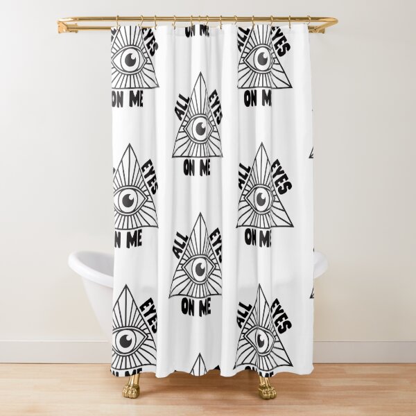 All Seeing Eye All Eyes on Me Shirts and More Shower Curtain
