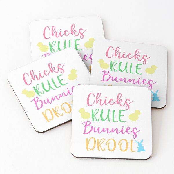 Item preview, Chicks Rule Bunnies Drool Easter Wishes- Easter Sunday designed and sold by younghopes.