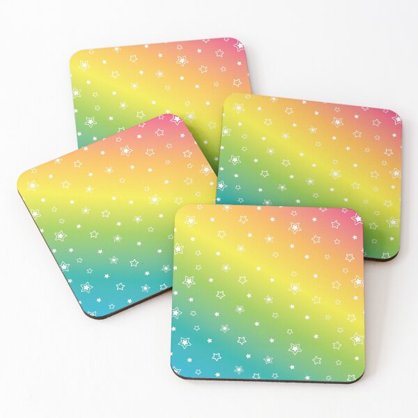 Item preview, Rainbow Bright Stars Pattern designed and sold by PuddleofStars.