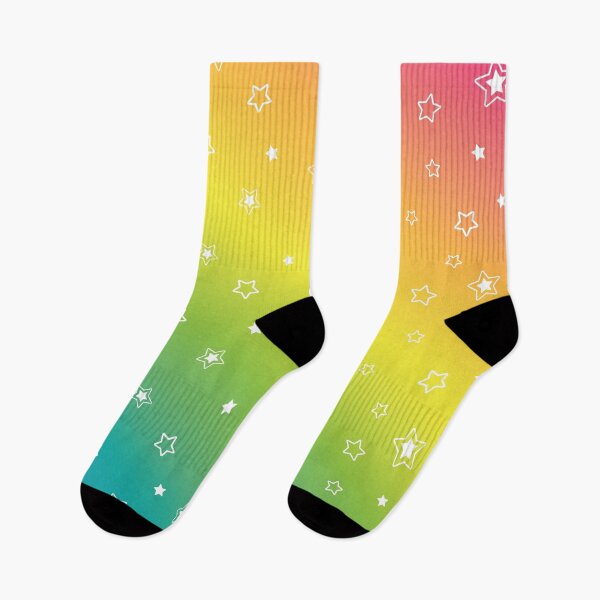 Item preview, Rainbow Bright Stars Pattern designed and sold by PuddleofStars.