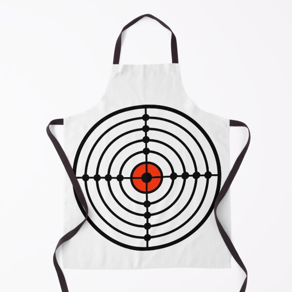 Item preview, Shooting target with Red Bullseye designed and sold by Smaragdas.