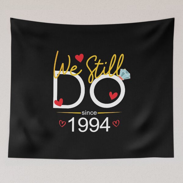 Item preview, We Still Do Since 1994 Wedding anniversary Gift for Couples designed and sold by Orange Pieces.