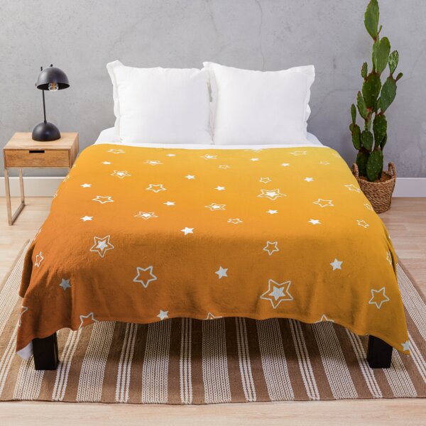 Item preview, Sherbet Orange Stars Pattern designed and sold by PuddleofStars.