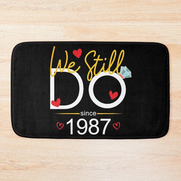 Item preview, We Still Do Since 1987 Wedding anniversary Gift for Couples designed and sold by Orange Pieces.