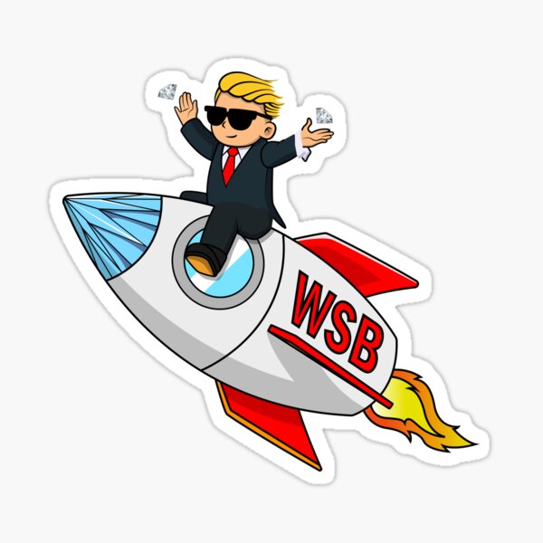 WallStreetBets Diamond Hands Sticker