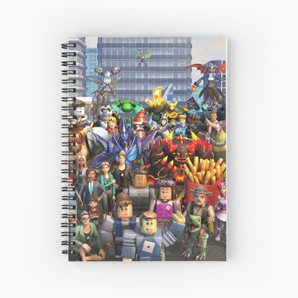 Roblox Pack Spiral Notebooks Redbubble - wolverine simulator roblox
