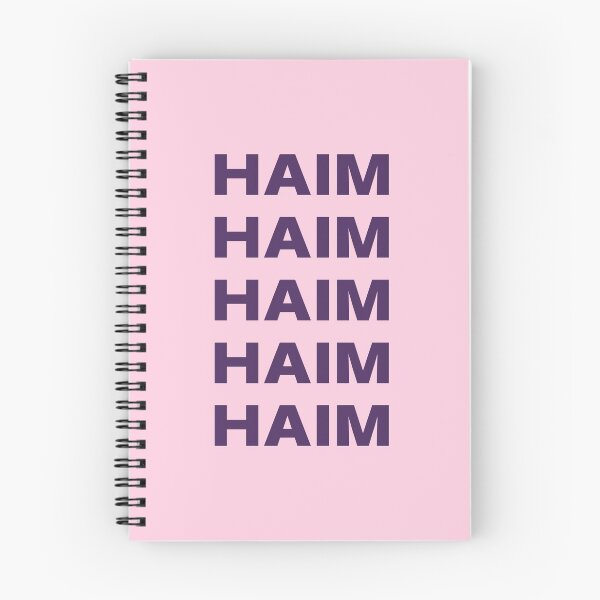 Aperçu de l'œuvre impression de logo de bande de haim (rose et violet) créée et vendue par fazeelat.