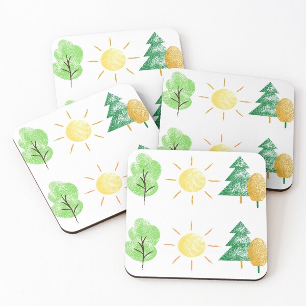 Item preview, Nature Sun and Tree Pattern designed and sold by Mothe3rd.