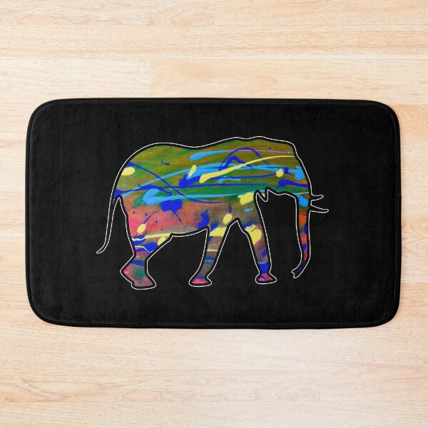 Item preview, Elephant Art - Trippy Animal Art - Abstract Swirl Painting designed and sold by ChurchOfDog.