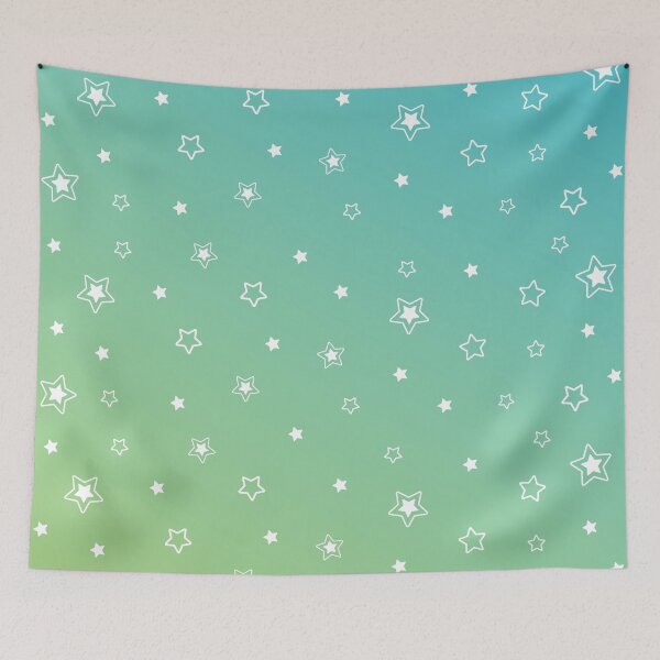 Item preview, Minty Fresh Stars Pattern  designed and sold by PuddleofStars.