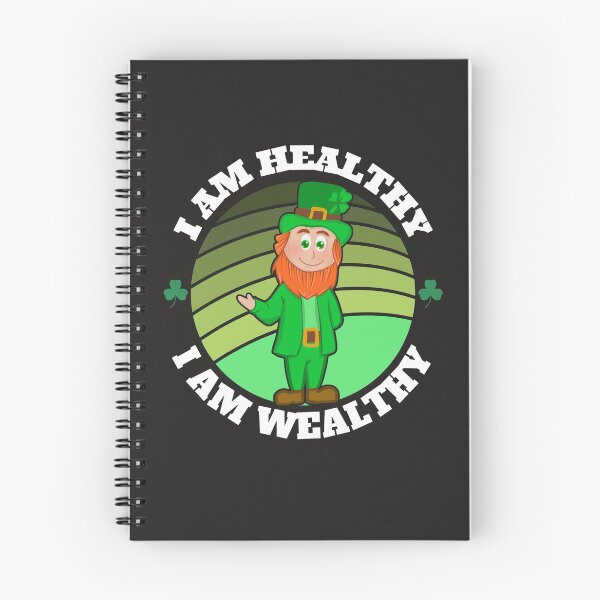 Item preview, I AM HEALTHY I AM WEALTHY (Leprechaun)  designed and sold by UnboundFull.