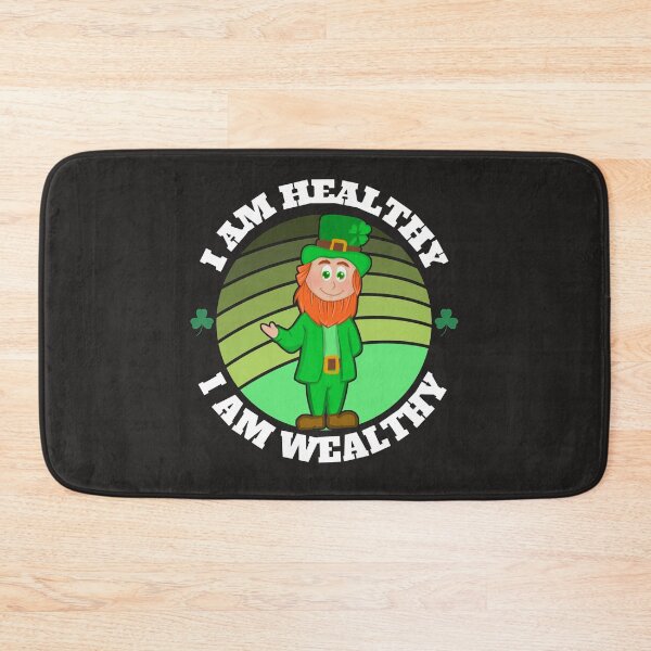 Item preview, I AM HEALTHY I AM WEALTHY (Leprechaun)  designed and sold by UnboundFull.