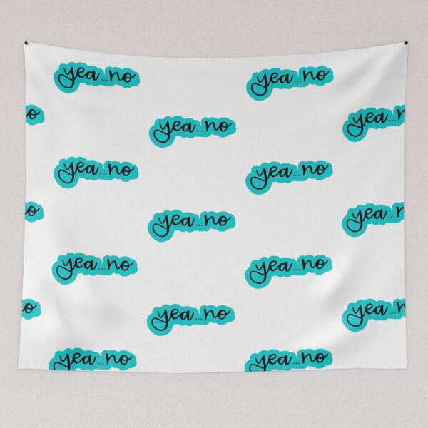 Item preview, Yea... No (blue) designed and sold by maddie55meadows.