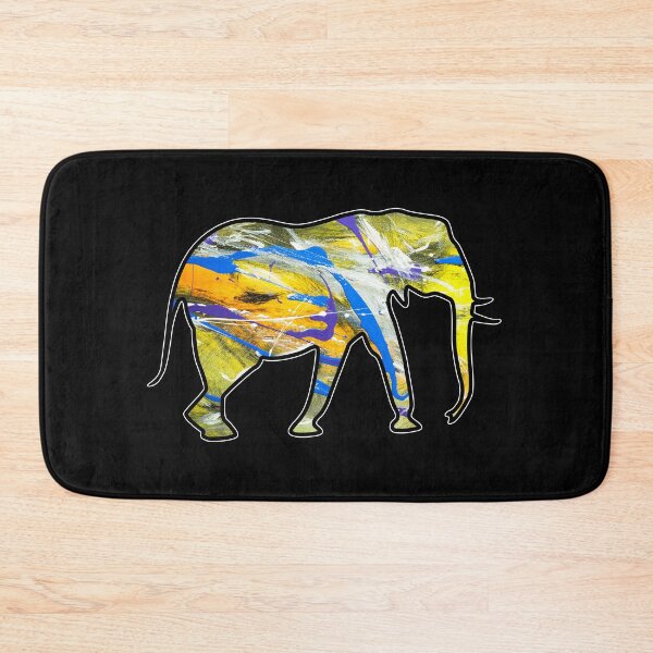 Item preview, Elephant Art - Trippy Animal Art - Abstract Colorful Painting designed and sold by ChurchOfDog.