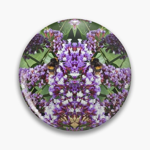 Item preview, Bee Love - Love Together in the Purple Flowers and Green Succulents, Gathering Nectar designed and sold by RoseAromas.