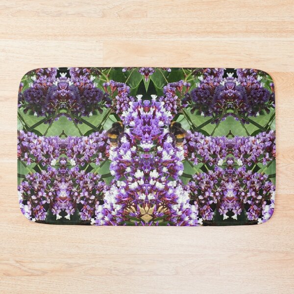 Item preview, Bee Love - Love Together in the Purple Flowers and Green Succulents, Gathering Nectar designed and sold by RoseAromas.