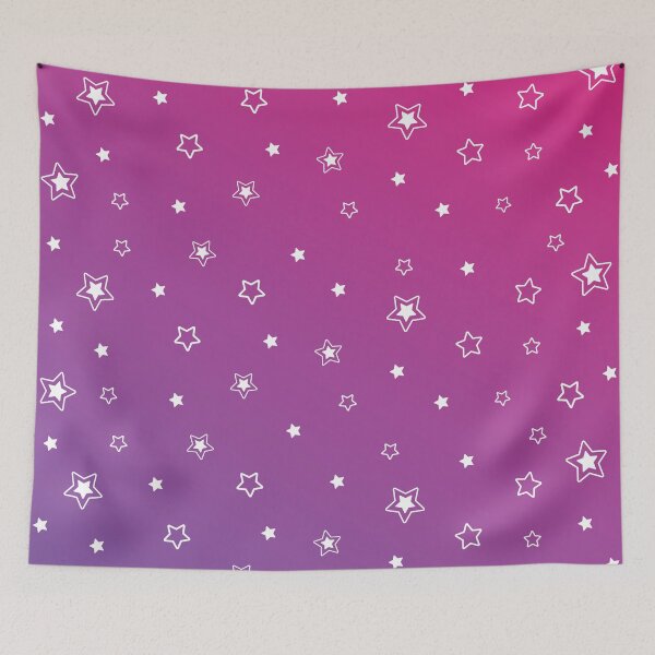 Item preview, Fuchsia Fairy Stars Pattern  designed and sold by PuddleofStars.