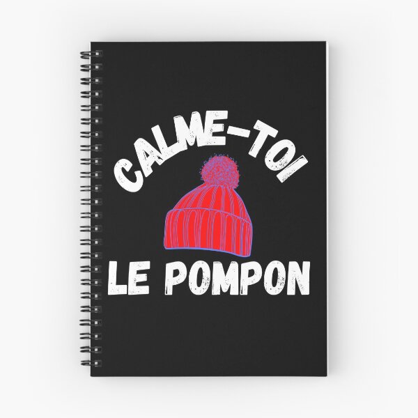 Item preview, Calme-toi le pompon - French Slang Quebec designed and sold by Sansmalice.