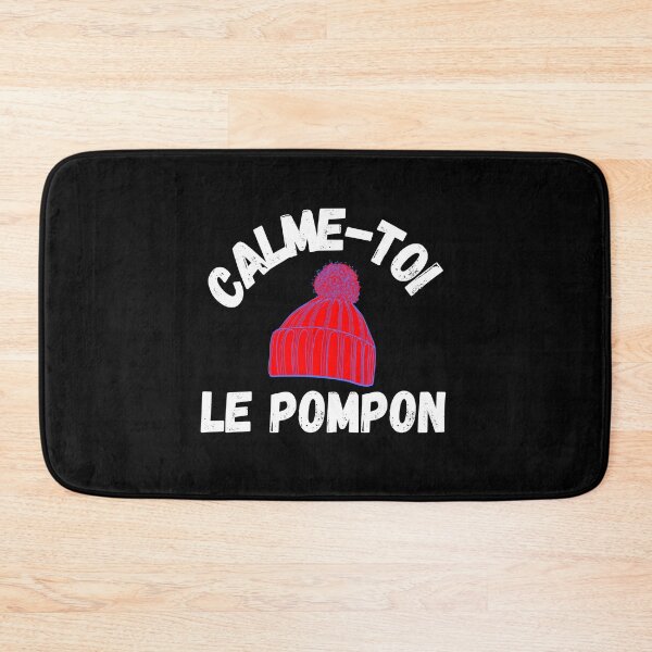 Item preview, Calme-toi le pompon - French Slang Quebec designed and sold by Sansmalice.
