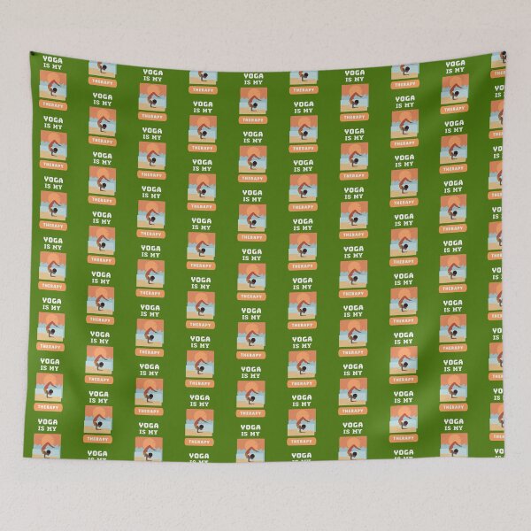 Item preview, Yoga Is My Therapy designed and sold by Rell1970.