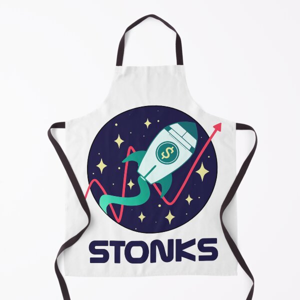 Item preview, Stonks Rocket designed and sold by Spacepaprika.