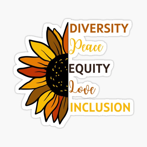 Item preview, Diversity Peace Equity Love Inclusion designed and sold by Sweet-A-Dsignz.