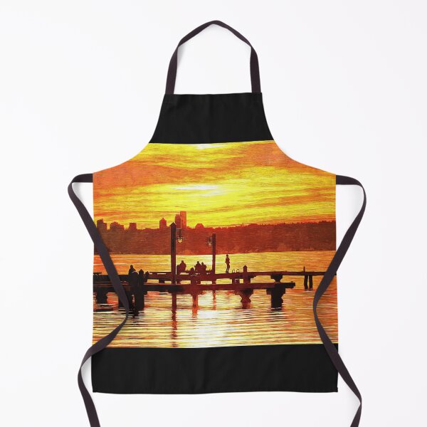 Item preview, Happy Sunset Dock Dancer in Kirkland designed and sold by SeaChangeDesign.