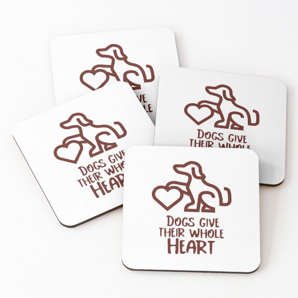 Item preview, dogs give their whole heart designed and sold by LidaRayArt.