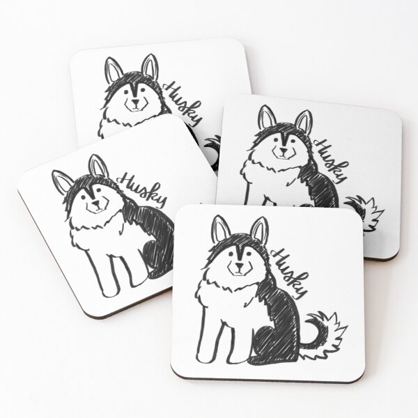 Item preview, Sketchy husky  designed and sold by deannakya.