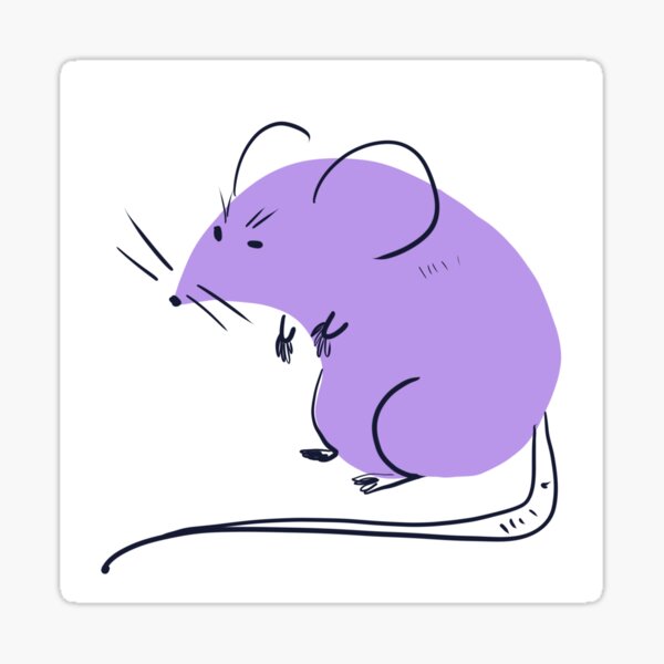 “purple rat” Sticker for Sale by copangco | Redbubble