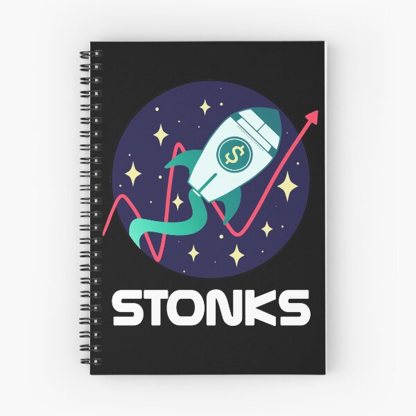 Item preview, Stonks Rocket designed and sold by Spacepaprika.
