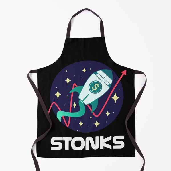 Item preview, Stonks Rocket designed and sold by Spacepaprika.