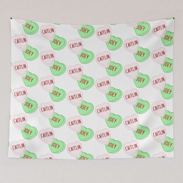 Item preview, Joey & Caitlin Candy Hearts designed and sold by jesimink.
