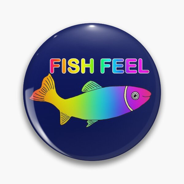 Item preview, FISH FEEL - Animal Rights Message - Fish are Sentient Beings designed and sold by Susan Prolman.