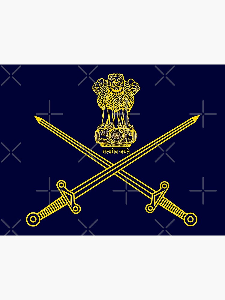 Discover INDIA INDIAN ARMY CREST Canvas