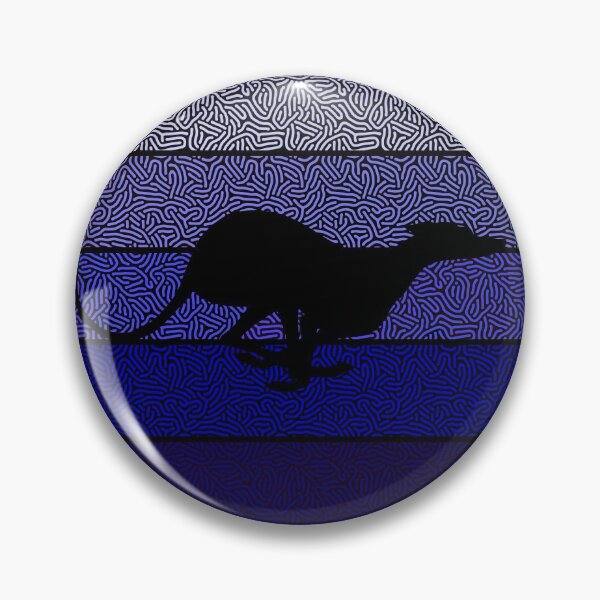 Item preview, Retro Italian Greyhound "Iggy" - Blue theme designed and sold by AndyPandy90.