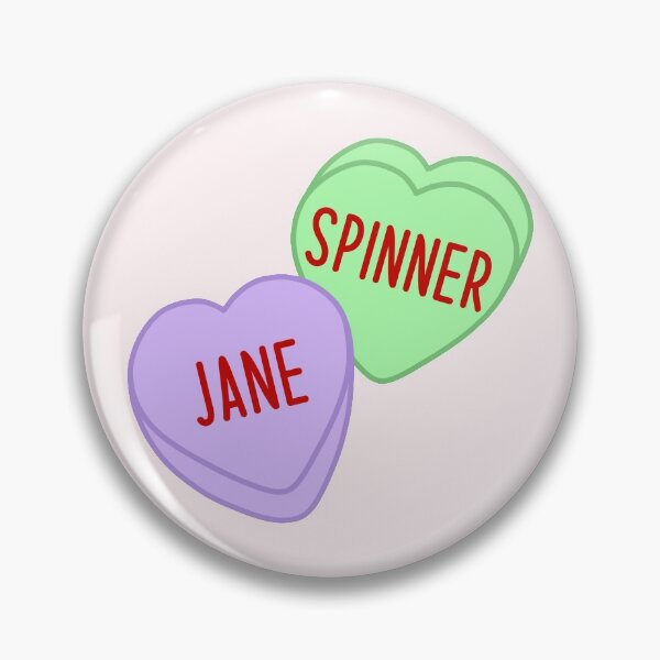 Item preview, Jane & Spinner Candy Hearts designed and sold by jesimink.