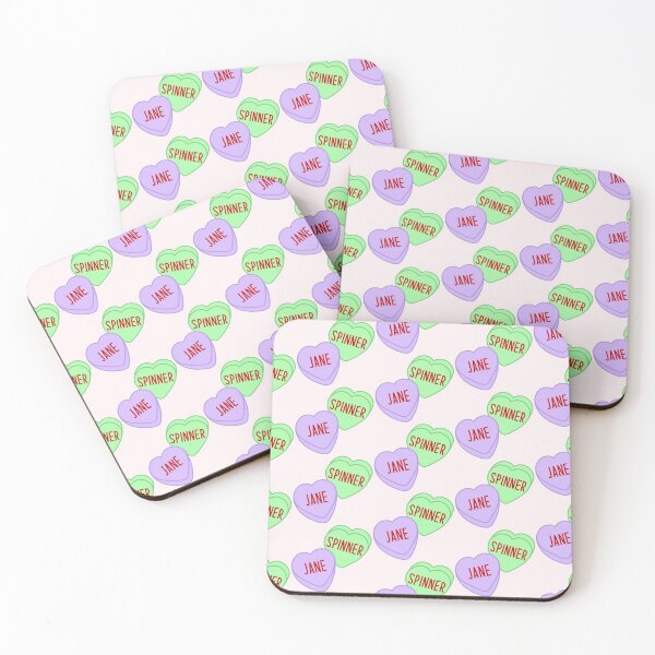 Item preview, Jane & Spinner Candy Hearts designed and sold by jesimink.