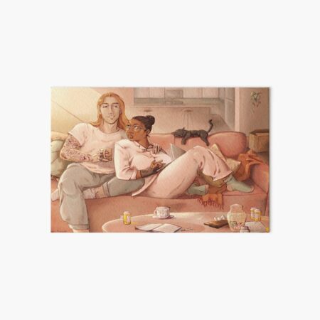 Get A Life, Chloe Brown Art Board Print
