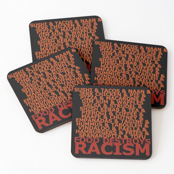 Item preview, End Racism:  FOOD DESTROYS RACISM  designed and sold by sandpiperstudio.