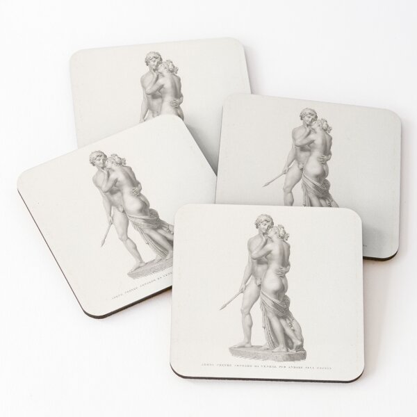 Item preview, Adonis says goodbye to Venus for the hunt, by Angelo Bertini. designed and sold by Historical Paintings.