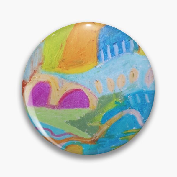 Item preview, Funky Fun and Frivolous from Original Oil Pastel Painting VIVBRAD Design Collection  designed and sold by vivbrad.