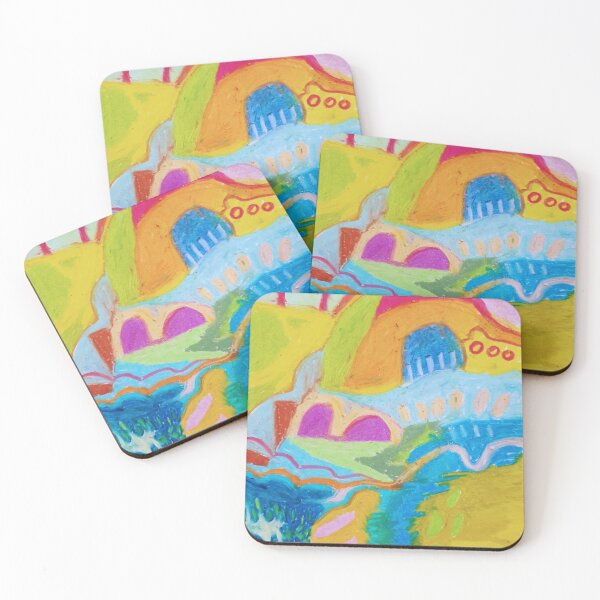 Item preview, Funky Fun and Frivolous from Original Oil Pastel Painting VIVBRAD Design Collection  designed and sold by vivbrad.