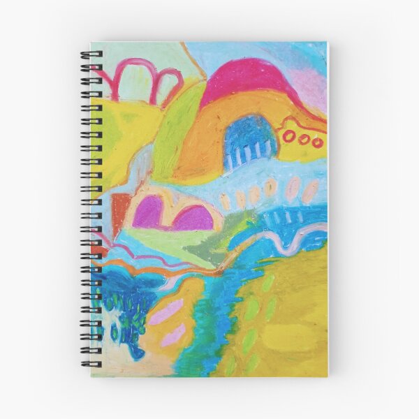 Item preview, Funky Fun and Frivolous from Original Oil Pastel Painting VIVBRAD Design Collection  designed and sold by vivbrad.