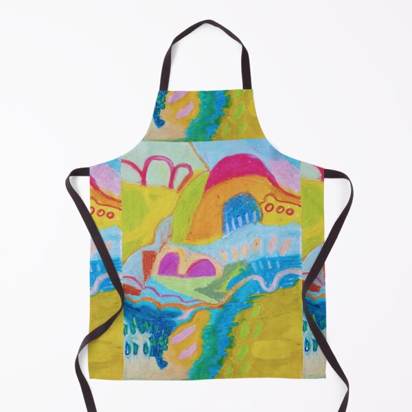 Item preview, Funky Fun and Frivolous from Original Oil Pastel Painting VIVBRAD Design Collection designed and sold by vivbrad.