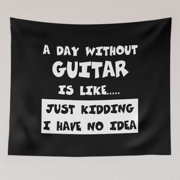 Item preview, A Day Without Guitar Funny Guitars designed and sold by BrennaEirlys.